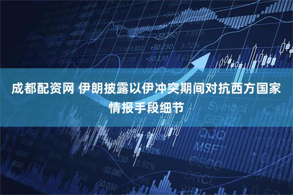 成都配资网 伊朗披露以伊冲突期间对抗西方国家情报手段细节
